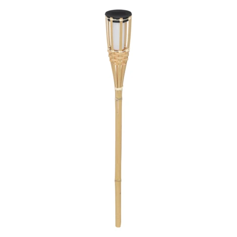 Torche solaire bambou
