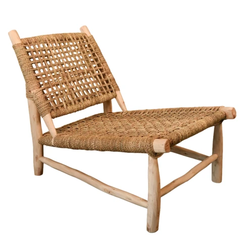 Fauteuil Lounge ajouré bohème