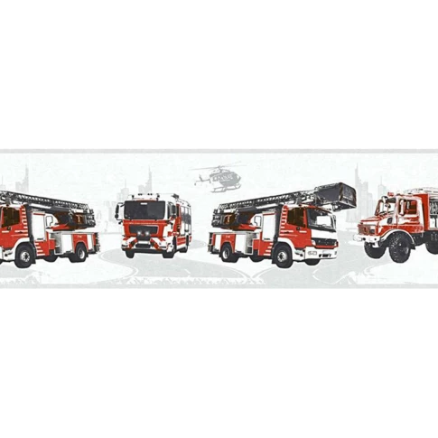 Frise Imprimée "Camion de Pompier"
