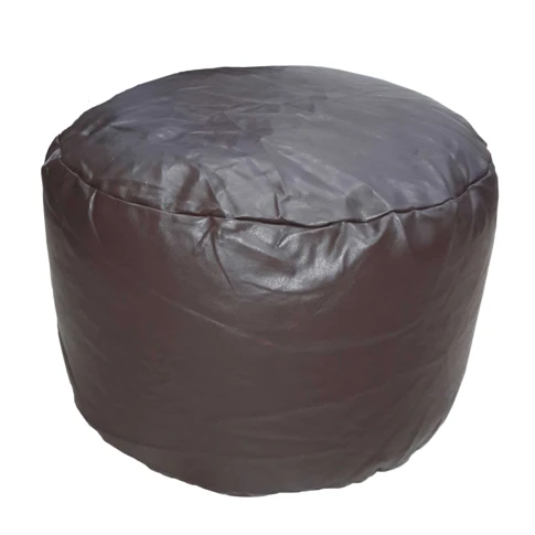 Pouf Rond en imitation Cuir