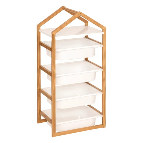 Mueble de almacenamiento con 4 cajas extraíbles