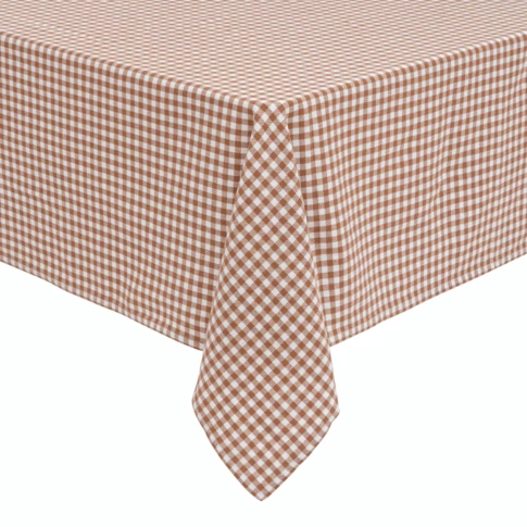 Rechteckige Tischdecke aus Vichy-Baumwolle