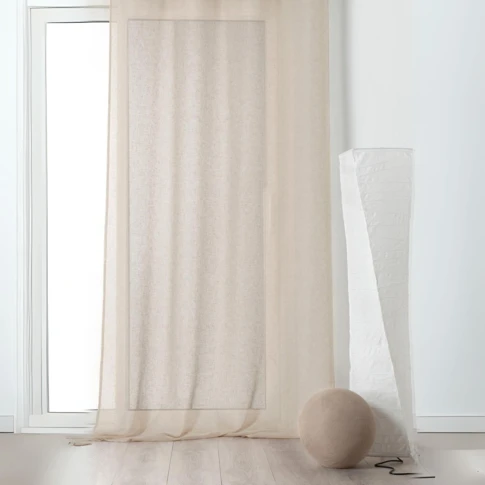 Rideau voilage tamisant en poly-lin