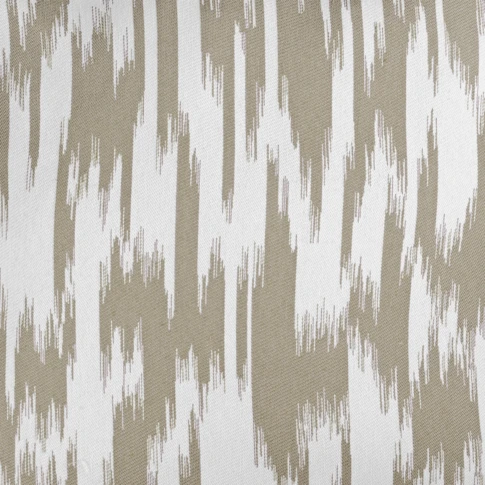 Tissu jacquard motif ikat 145 cm Taupe