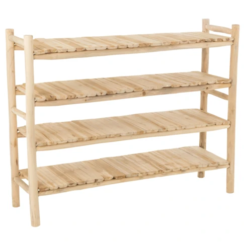 Estantería de madera de teca