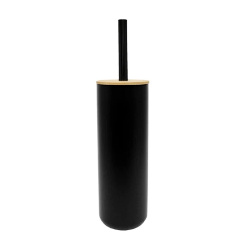 Brosse WC bambou 9 x 37 cm NOIR