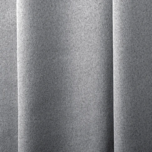 Tissu occultant grande largeur non-feu à effet chiné 300 cm Gris