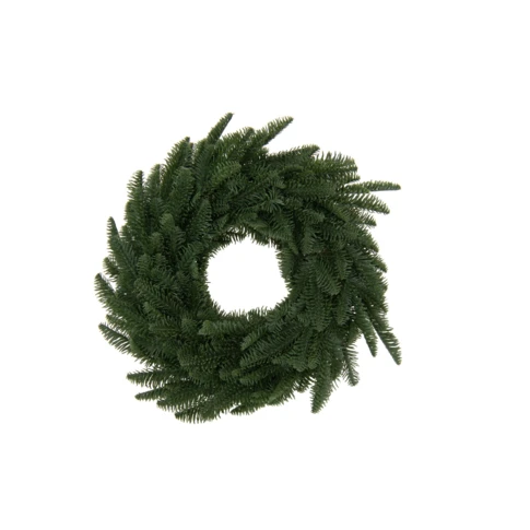 COURONNE PLASTIQUE VERT FONCÉ MEDIUM 40 x 40 x 10 cm Vert