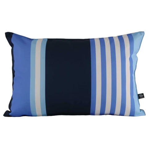 Coussin outdoor rectangulaire à rayures