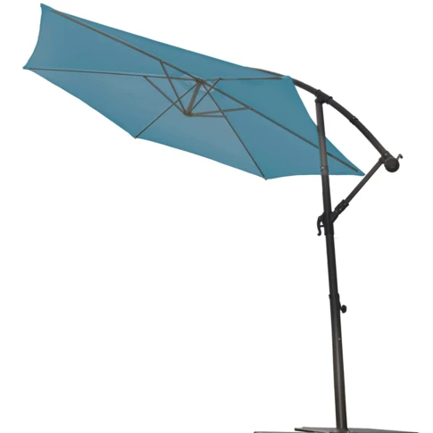 Parasol desviado efecto mate con manivela Ø3m