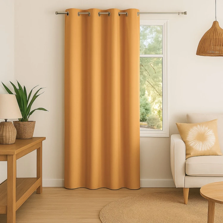 Rideau 100% occultant effet chiné