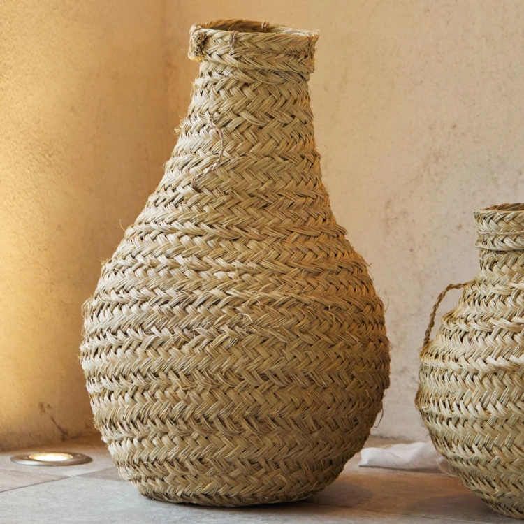 Grand panier déco amphore