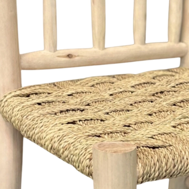 Chaise en bois de laurier et doum