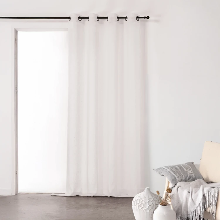 Cortina de malla de gasa de polilina con ojales