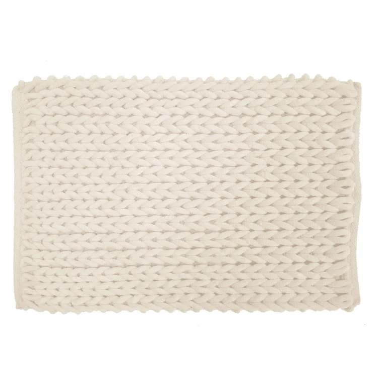 Tapis de bain en chenille douce antidérapant