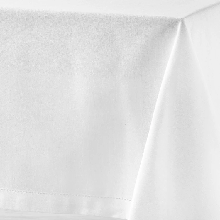 Tovaglia rettangolare in cotone tinta unita