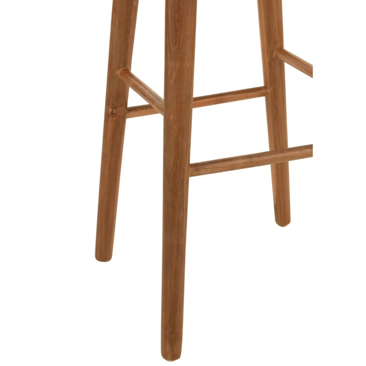 Tabouret de bar en teck design