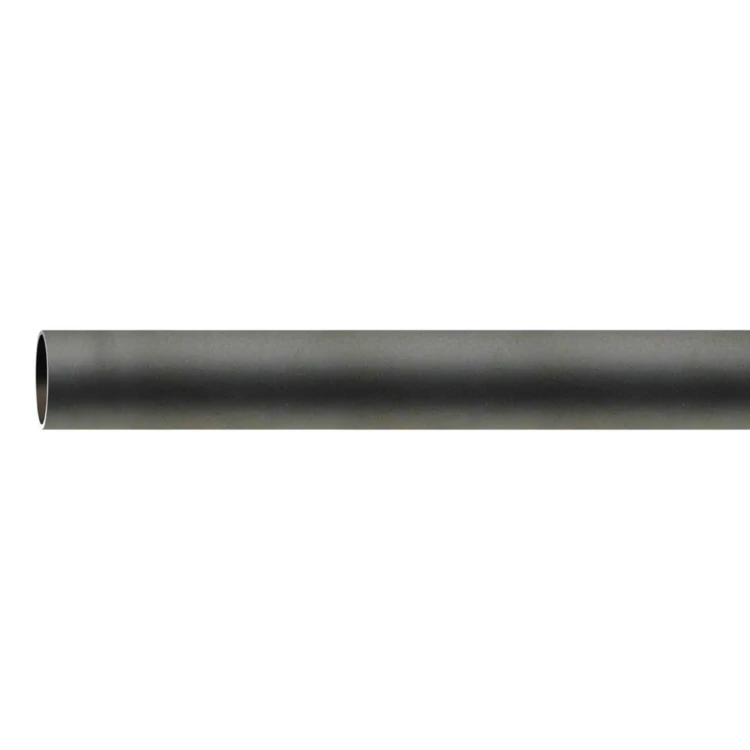 Barra de Cortina Hierro Forjado Negro 2m
