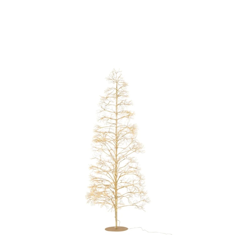 ARBRE 2700 LED MÉTAL DORÉ MEDIUM