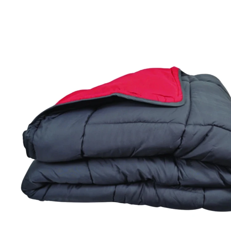 Couette chaude microfibre bicolore 400 gr/m2