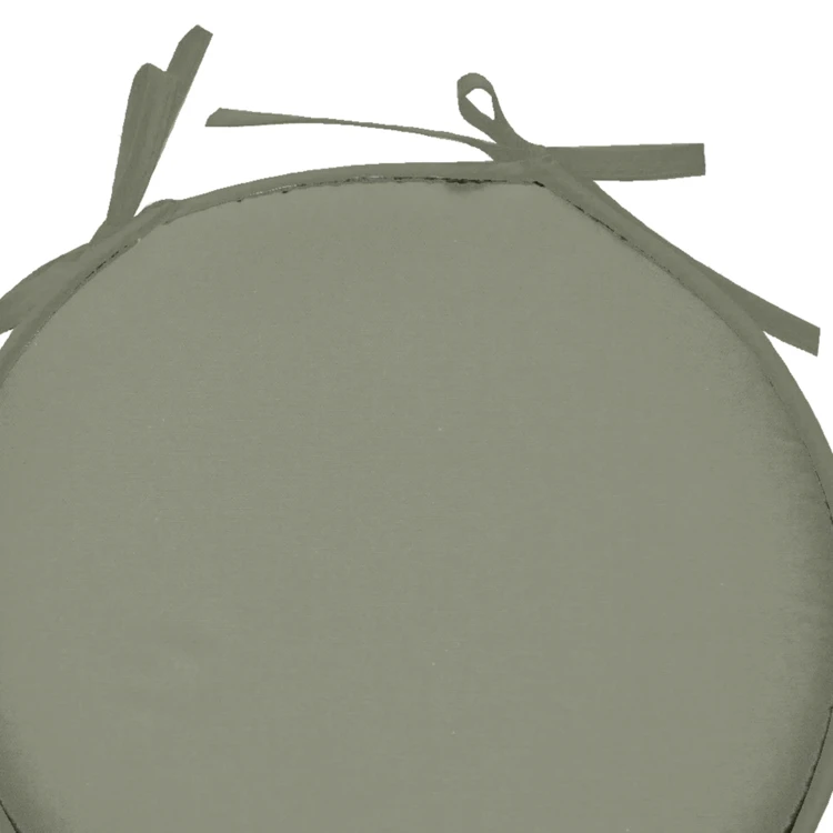 Galette de chaise ronde unie aux multiples couleurs