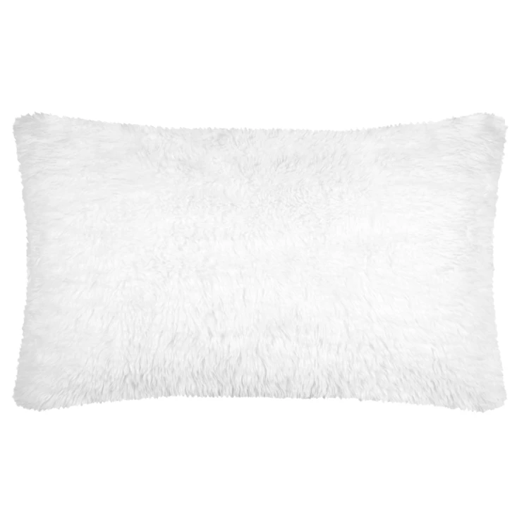Coussin ultra doux effet fourrure
