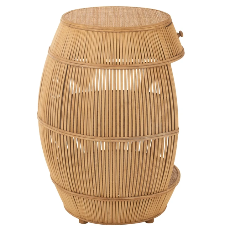 Table basse rotin meuble de rangement multi fonction