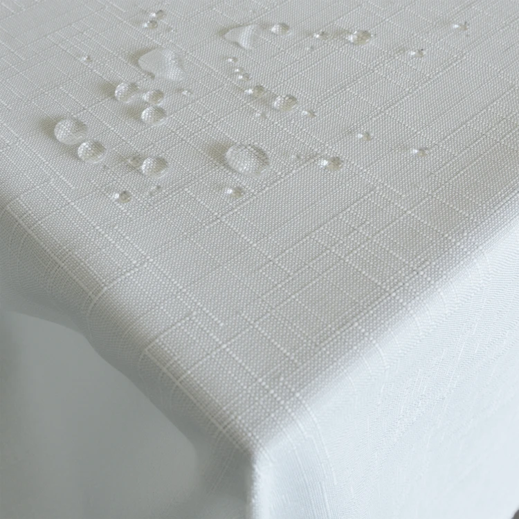 Tissu déperlant effet coton flammé