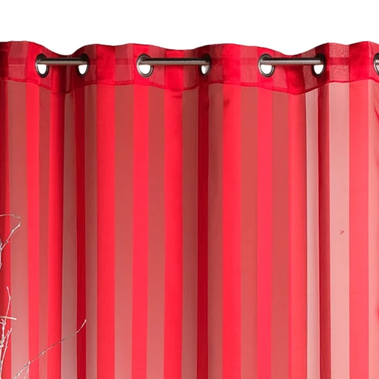 Voilage tissé à Rayures