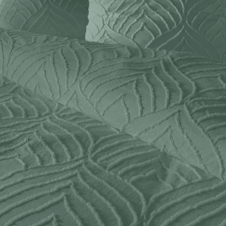 Parure de lit 3 pièces tufté