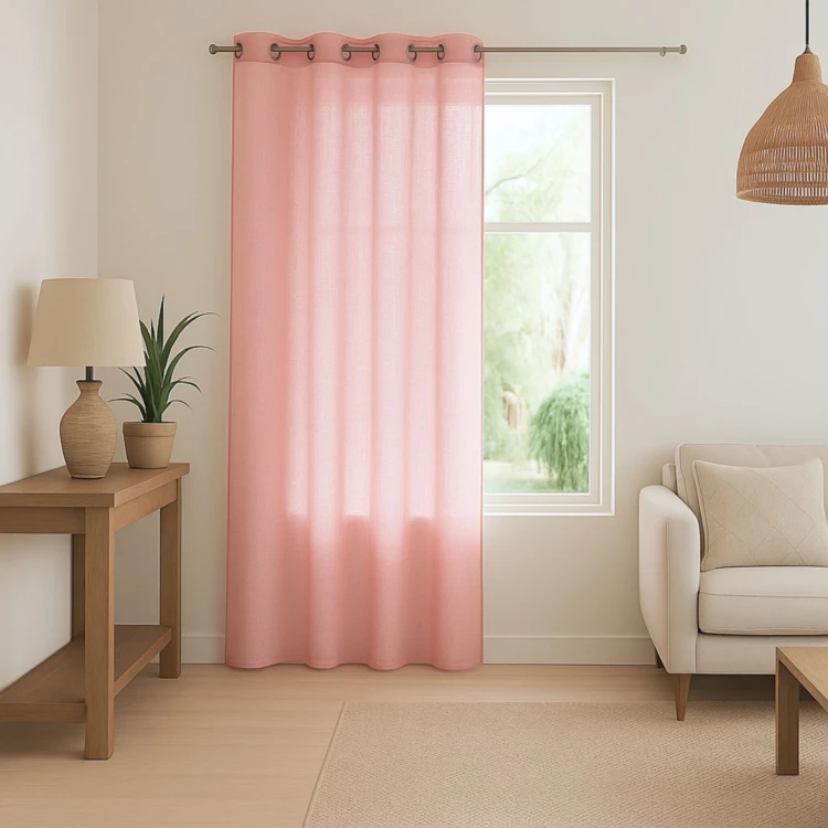 Voilage léger à l'aspect lin