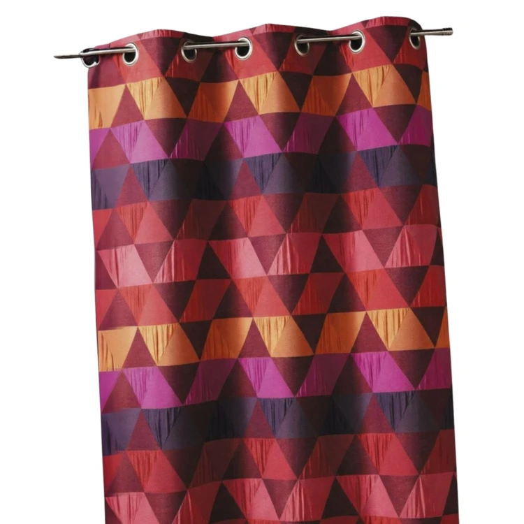Rideau ameublement Jacquard 'triangles'