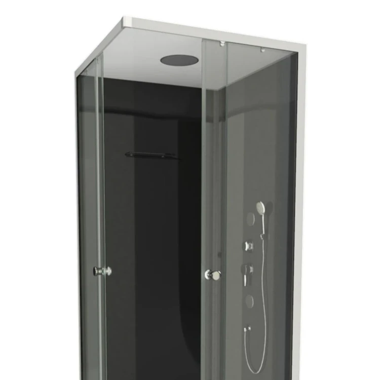 Cabine de douche ouverture angle