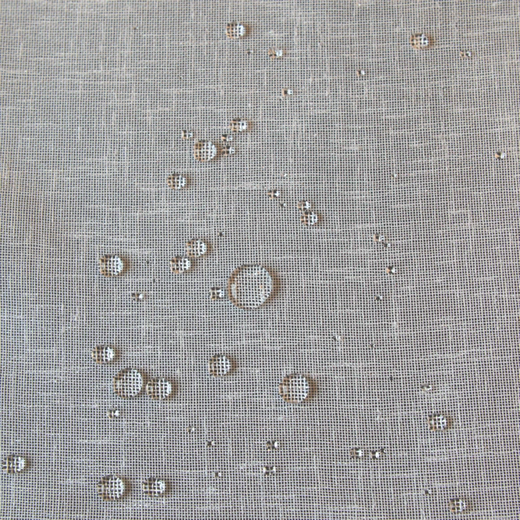 Tissu plombé effet lin
