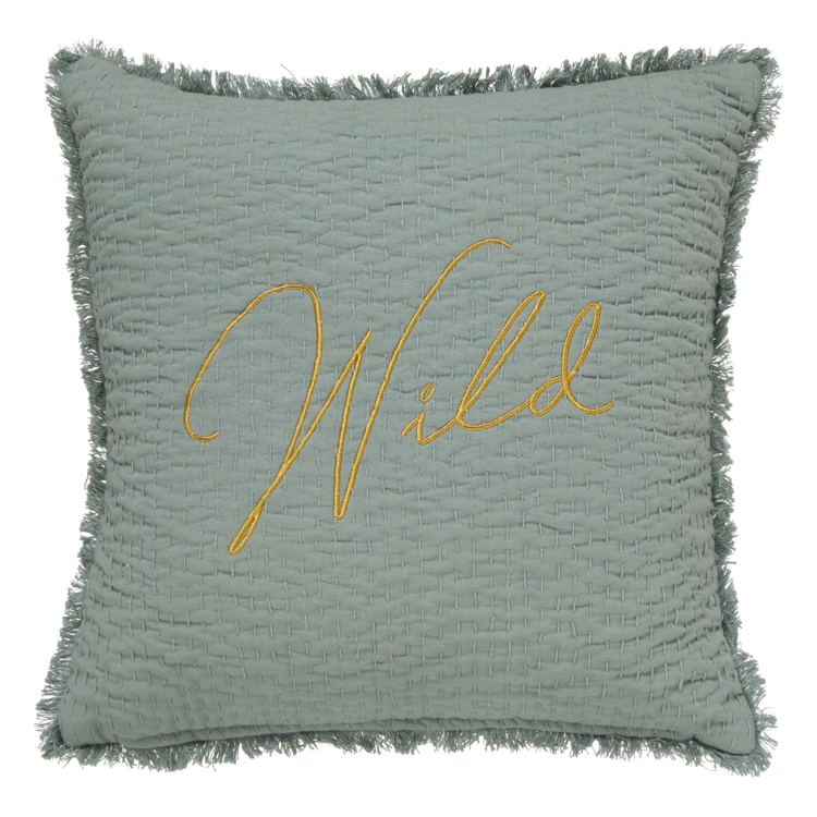 Coussin brodé Wild Romance