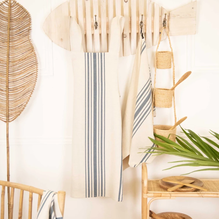 Delantal de cocina a rayas Polyline