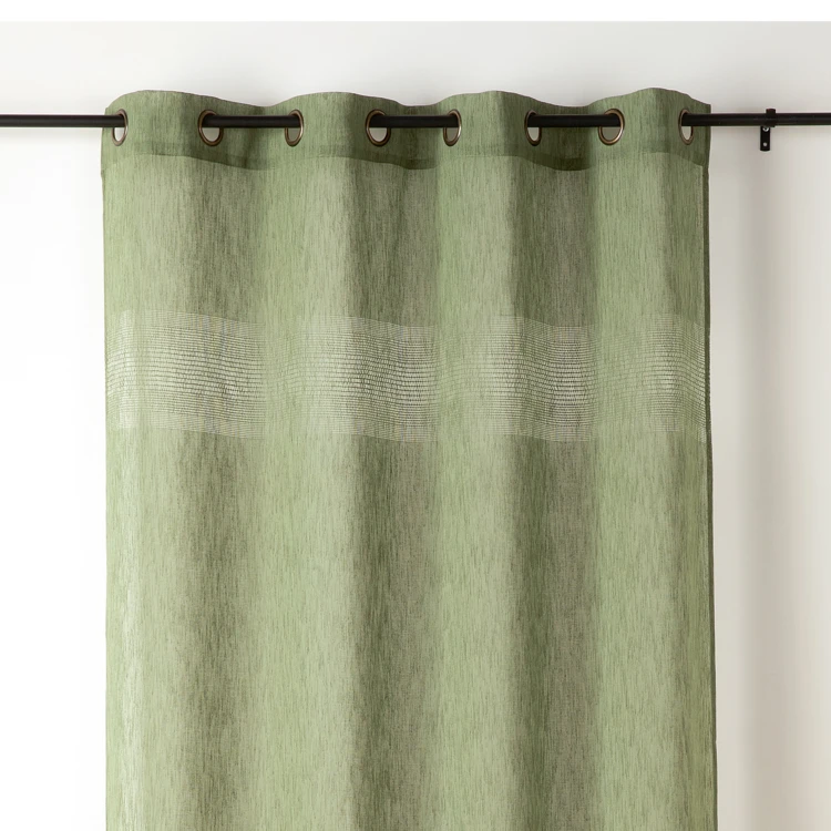 Voilage tamisant ajouré à esprit macramé