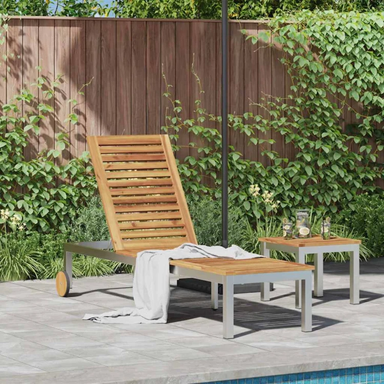 Transat de jardin en bois