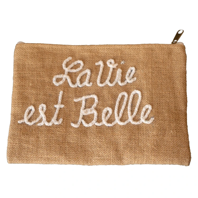 Jutetasche „Das Leben ist schön“