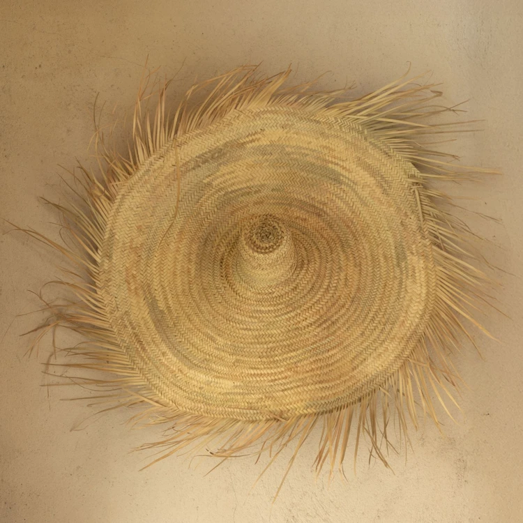 Chapeau de paille naturelle XXL