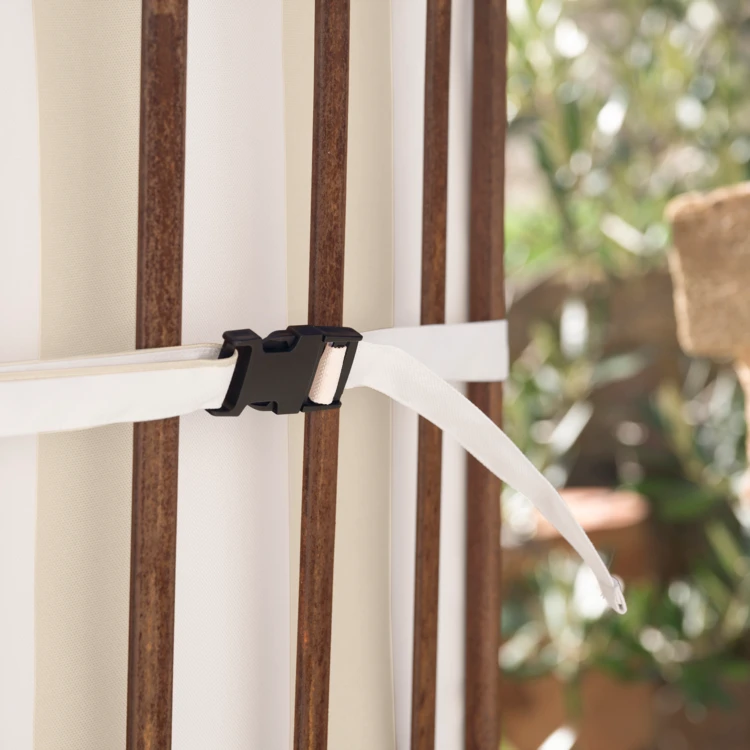 Almofada de assento e de encosto estriada impermeável ARCACHON