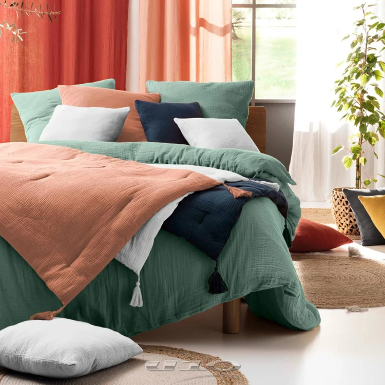 Juego de cama en gasa de algodón