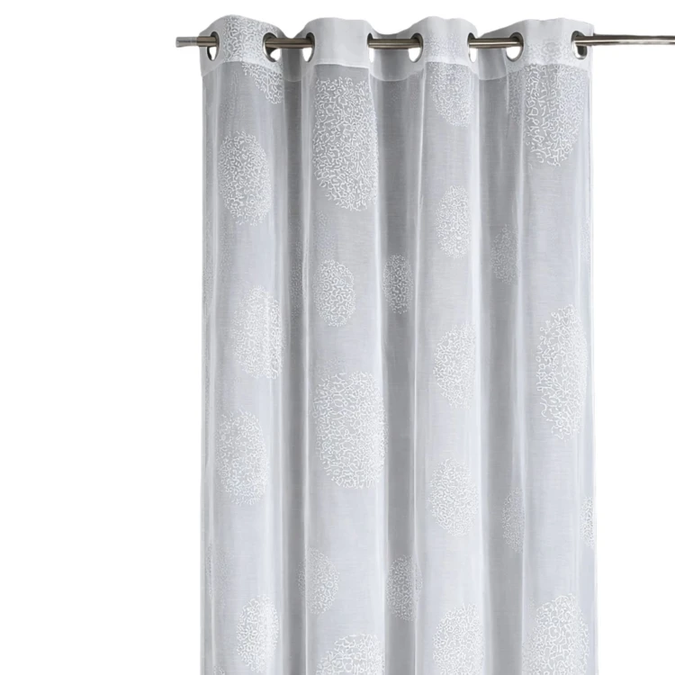 Voilage motif rond impression magnétique