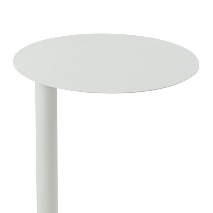 Mesa de centro de metal estilo bistró