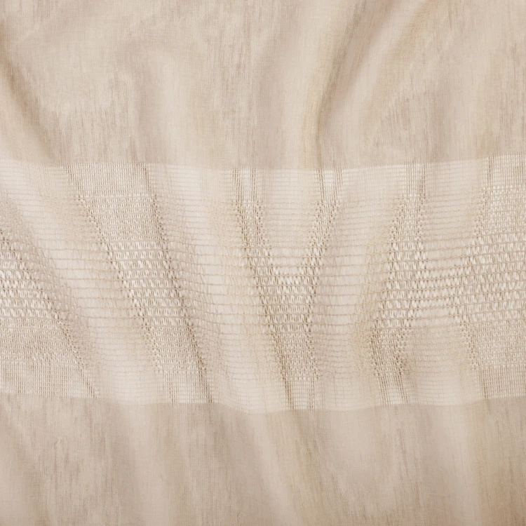 Voilage tamisant ajouré à esprit macramé