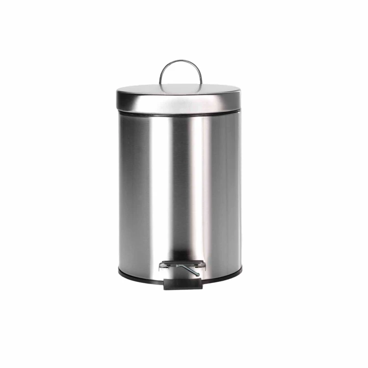Poubelle à pédale en inox