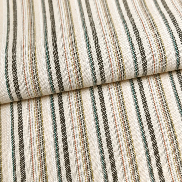 Torchon de cuisine rayures fines en coton