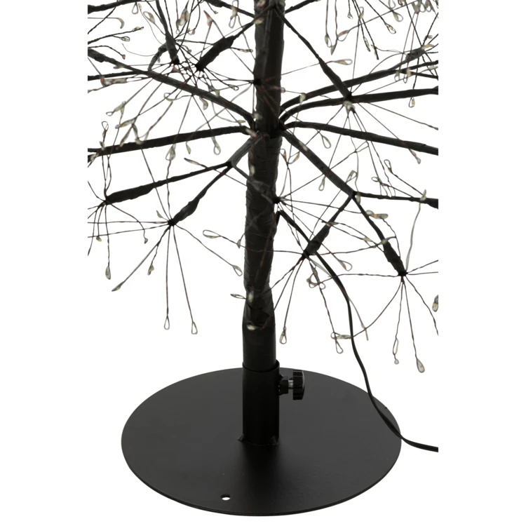 ARBRE LED LUMIÈRES MULTICOLORES FER NOIR EXTRA LARGE