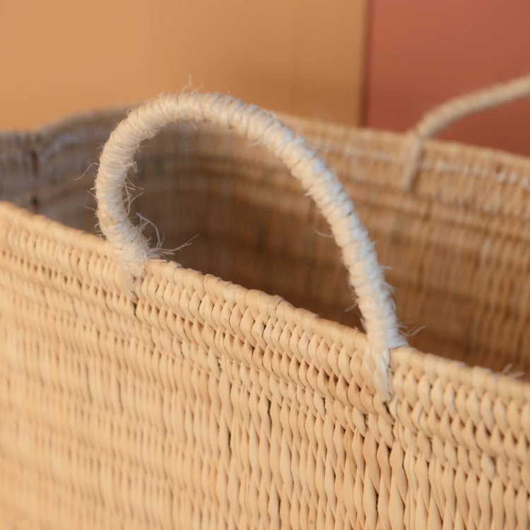 Panier hassira anse coton