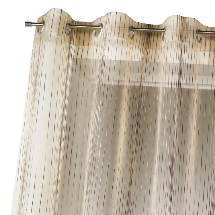 Voilage en organza multicolore tissé